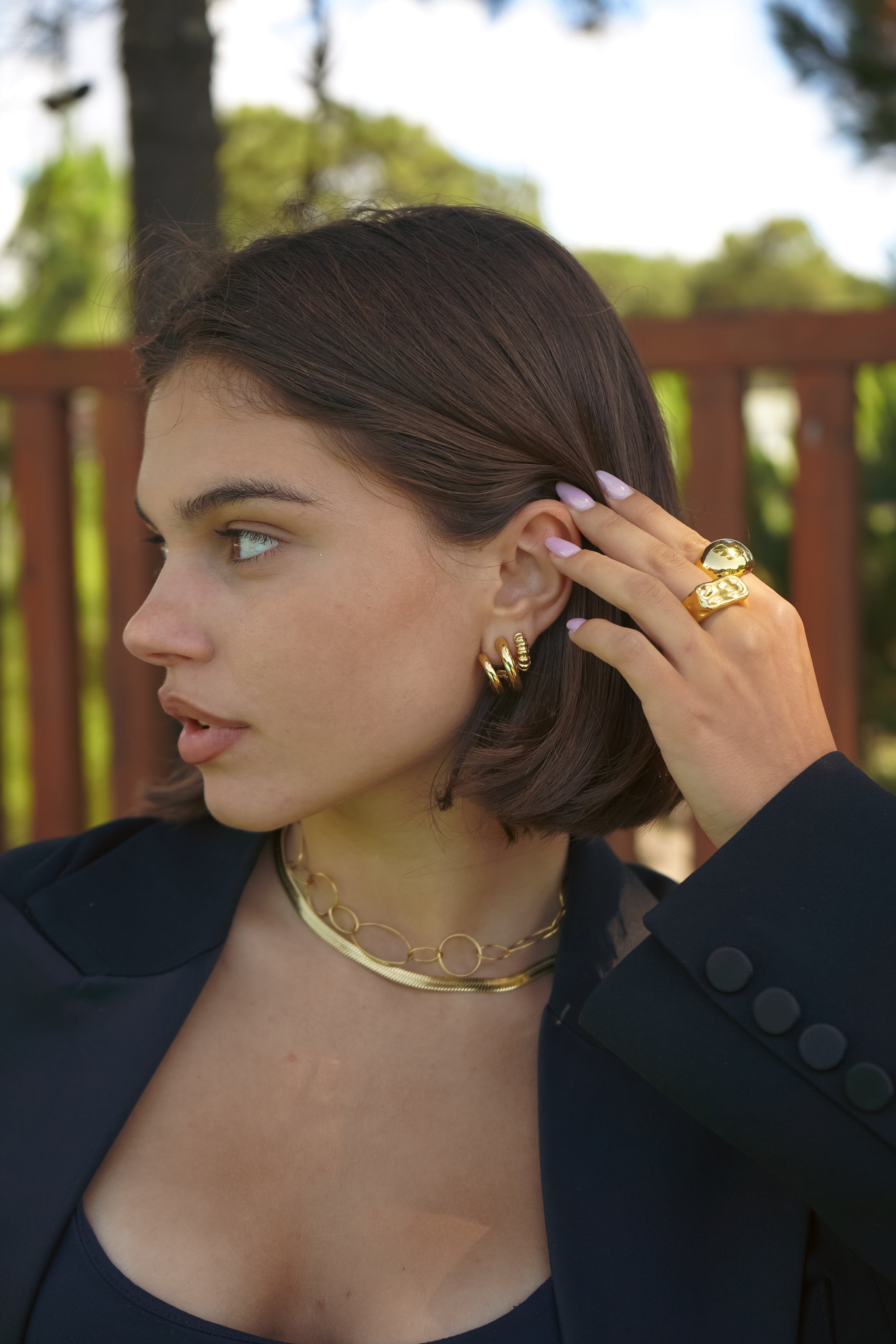 Pendientes abrazo eterno